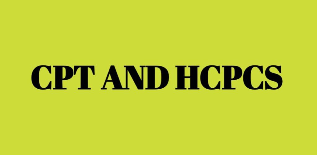 cpt and hcpcs questions and answers